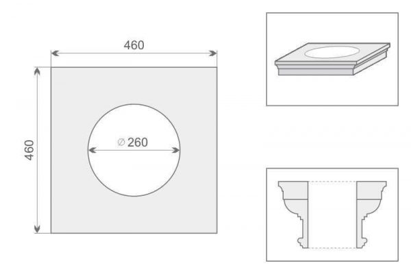 Architraw kolumny AK1/250