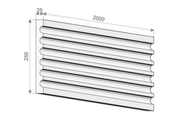 Trzon pilastra - PE-1/250