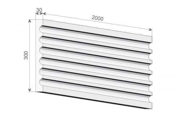 Trzon pilastra - PE-1/300