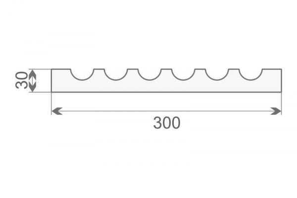 Trzon pilastra - PE-1/300