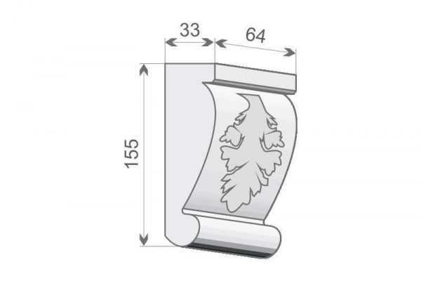 Wspornik architektoniczny WE1A